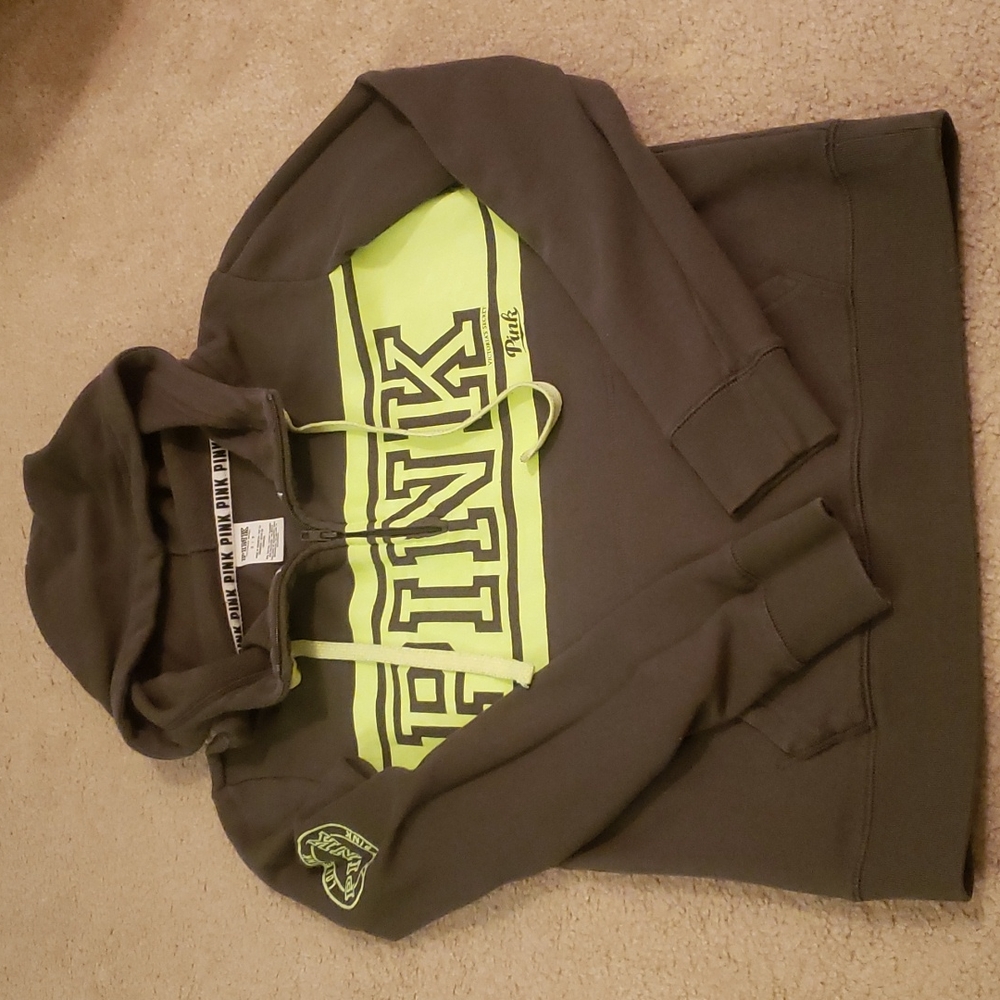 Victoria's Secret PINK Half-Zip Hoodie